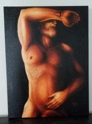 "Prometheus." Oil on canvas 18x24