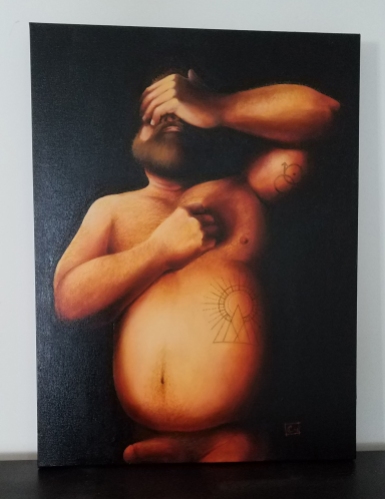 "Hyperion." Oil on canvas 18x24